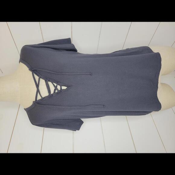 NWOT American Eagle Outfitters XS greyish black soft & sexy shirt - Picture 1 of 5